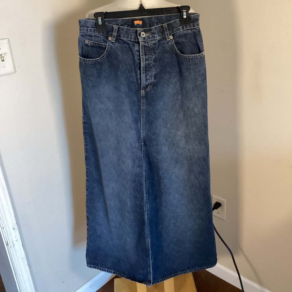 Vintage Raw Clothing Co. Y2K Denim Maxi Skirt Size 9/10